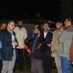 بازدید شبانه شهردار و اعضاء شورای شهر مسجدسلیمان از مناطق آسیب دیده در بارندگی های اخیر + تصاویر