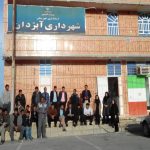 تجمع کارکنان شهرداری آبژدان اندیکا در اعتراض به ۹ ماه حقوق عقب افتاده