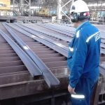 کارخانه نورد تیرآهن گروه ملی فولاد وارد مدار تولید شد