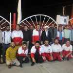 فرماندار مسجدسلیمان میهمان سفره افطار امدادگران هلال احمر