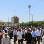 خروش مردم شهر اولین ها در راهپیمایی روز قدس، طنین فریاد مرگ بر آمریکا و مرگ بر اسرائیل در آسمان مسجدسلیمان