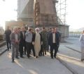 بازدید نماینده، فرماندار و اعضای شورای تامین مسجدسلیمان از کارخانه سیمان این شهرستان + تصاویر