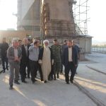 بازدید نماینده، فرماندار و اعضای شورای تامین مسجدسلیمان از کارخانه سیمان این شهرستان + تصاویر
