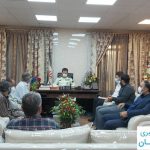 بمناسبت هفته ناجا صورت گرفت؛ دیدار جمعی از اصحاب رسانه و خبرنگاران مسجدسلیمان با فرماندهی انتظامی این شهرستان