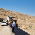 جاده های روستایی محور مسجدسلیمان_ایذه در حال بازسازی هستند
