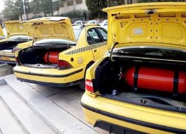 آغاز تعویض رایگان مخازن گاز تاکسی های دوگانه سوز در مسجدسلیمان