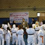 دیدار شهردار و رئیس شورای شهر با تیم کاراته بانوان شهرداری مسجدسلیمان قبل از اعزام به مسابقات کشوری