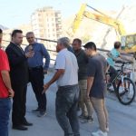 بازدید و سرکشی شهردار مسجدسلیمان از روند اجرایی رفع نقاط حادثه خیز دوراهی بی بیان   