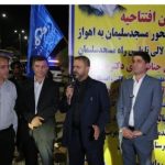 پروژه روشنایی سه راهی لالی تا پلیس راه مسجدسلیمان به بهره برداری رسید