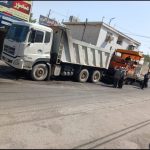 خیابان حنیف نژاد یکی از پرترددترین خیابانهای مسجدسلیمان زیر پوشش آسفالت قرار گرفت