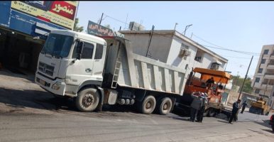 خیابان حنیف نژاد یکی از پرترددترین خیابانهای مسجدسلیمان زیر پوشش آسفالت قرار گرفت