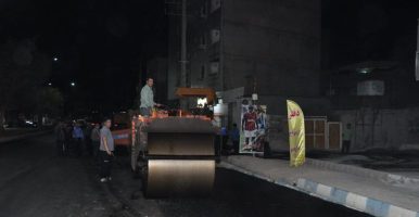 تکمیل عملیات آسفالت محور سرکوره‌ها به باشگاه مرکزی