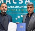 دیدار دکتر رضا جباری با مدیر موسسه کنترل سرطان ایرانیان ( مکسا )