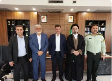 دیدار فرماندار مسجدسلیمان با رئیس سازمان مدیریت و برنامه ریزی خوزستان